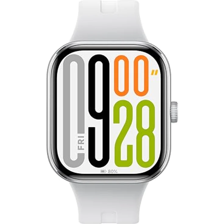 Xiaomi Redmi Watch 5 – 2.07" AMOLED, 60Hz, 24 Tage Akku, 150+ Sportmodi, 5ATM wasserfest, GNSS, Herzfrequenz & SPO₂-Sensor, Bluetooth Calling, Aluminium-Rahmen, drehbare Krone, Silver Gray – Bild 2