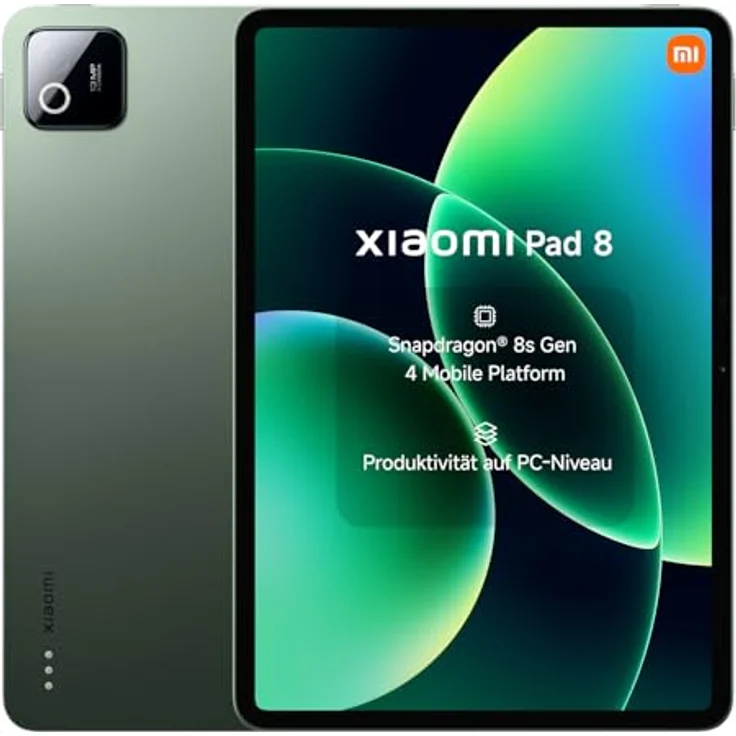 XIAOMI Pad 8, 11,2 Zoll Tablet mit Snapdragon® 8s Gen 4, 8GB RAM, 256GB Speicher, 9200mAh Akku, 144Hz Display in Pine Green, 3 Jahre Garantie – Bild 1