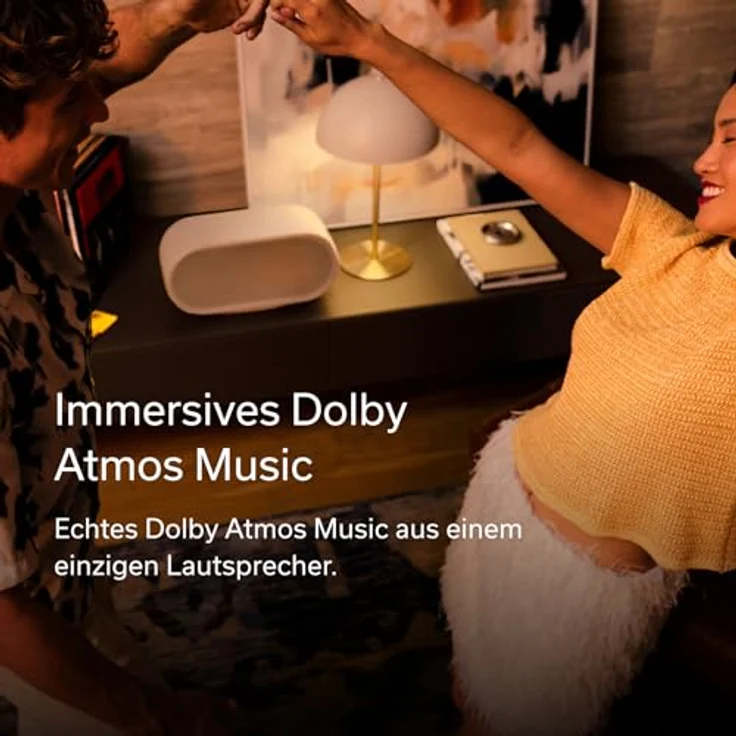Denon Home 600, Kabelloser Smart Speaker mit HEOS, Dolby Atmos Music, 8 Treiber Array, WLAN, AirPlay 2, Bluetooth, schwarzes Premium Sound-System – Bild 5
