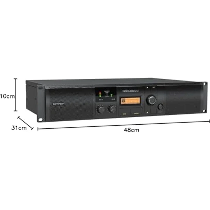 Behringer NX6000D, 2-Kanal PA-Verstärker mit sorgfältiger Verarbeitung und ausgewählten Materialien – Bild 3