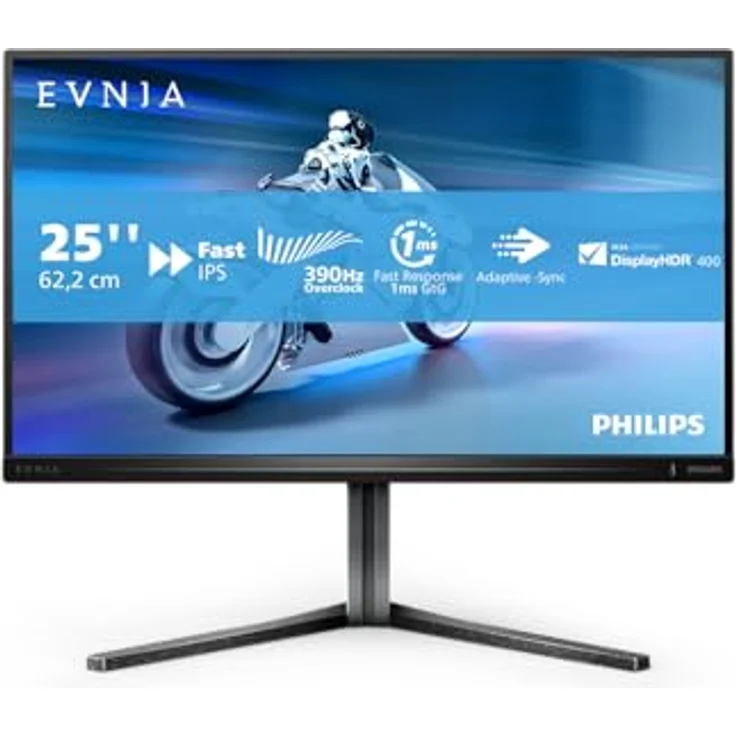 Philips Evnia 25M2N5200U, 25 Zoll Full HD Gaming Monitor, 360 Hz, 1 ms, FreeSync Premium, HDR400, schwarz – Bild 2