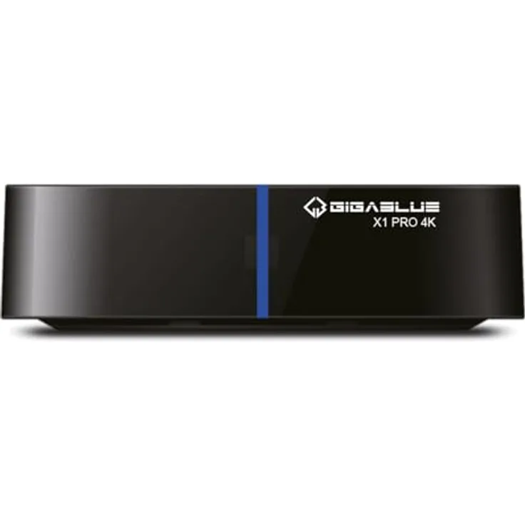 GigaBlue UHD X1 PRO 4K Android TV Box, Satelliten-Tuner, 4GB RAM, 32GB eMMC, Schwarz