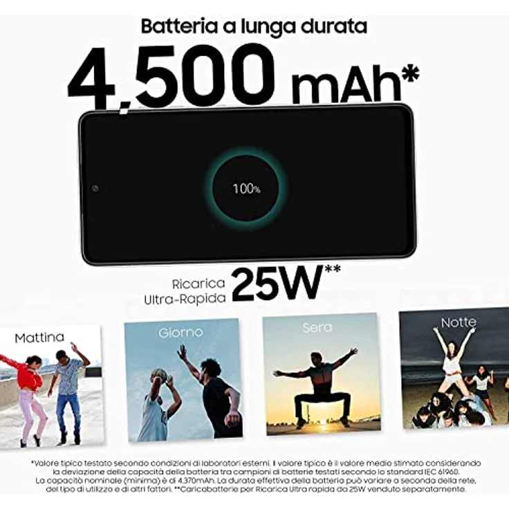 Samsung Galaxy A52s 5G Dual SIM 128GB 6GB RAM SM-A528B Awesome White, 6,5 Zoll FHD+ Super AMOLED Display, 64 MP Hauptkamera, 4.500 mAh Akku – Bild 5