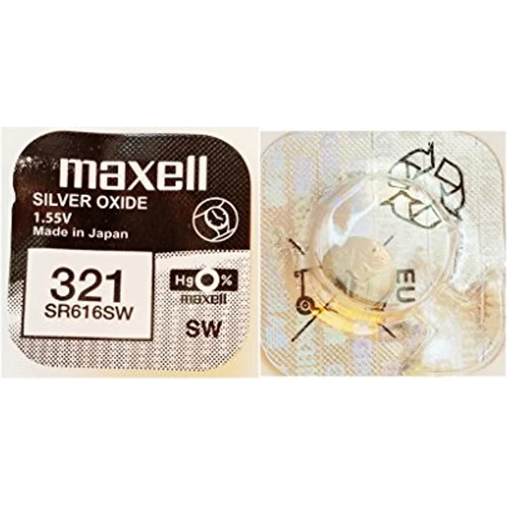 Maxell 321 SR616SW Batterieknopf, 1,55 V – Bild 2