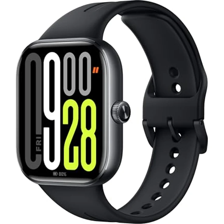 Xiaomi Redmi Watch 5 – 2.07" AMOLED, 60Hz, GNSS, Herzfrequenz & SPO₂-Sensor, Obsidian Black – Bild 1