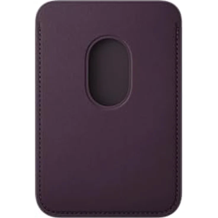 APPLE Feingewebe Wallet mit MagSafe, Backcover für iPhone Modelle 12 - 16, aus 100% recyceltem Material, Farbe Brombeere – Bild 2