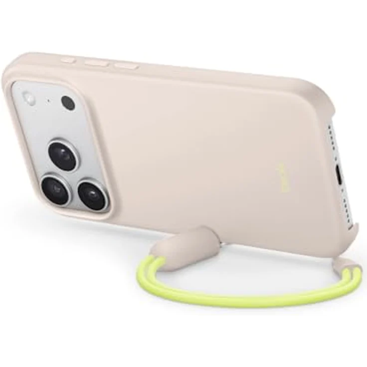 Beats iPhone 17 Pro Kickstand Case, MagSafe mit Kamerasteuerung, integrierter Ständer, matte Außenseite in Kalkstein