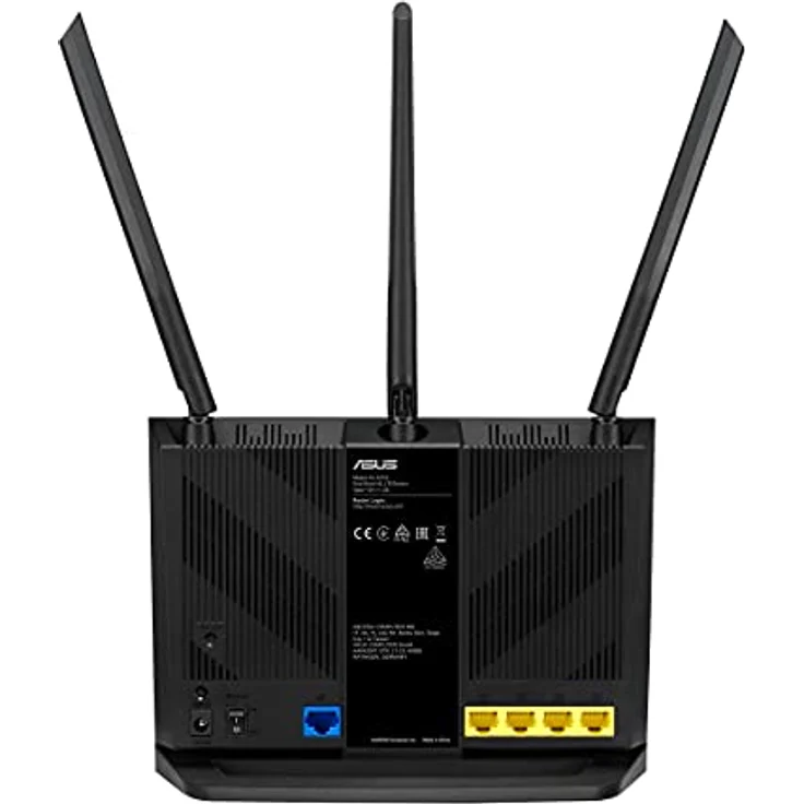 ASUS AX56 AX1800, WiFi 6 Router mit 1800Mbps, Schwarz – Bild 2