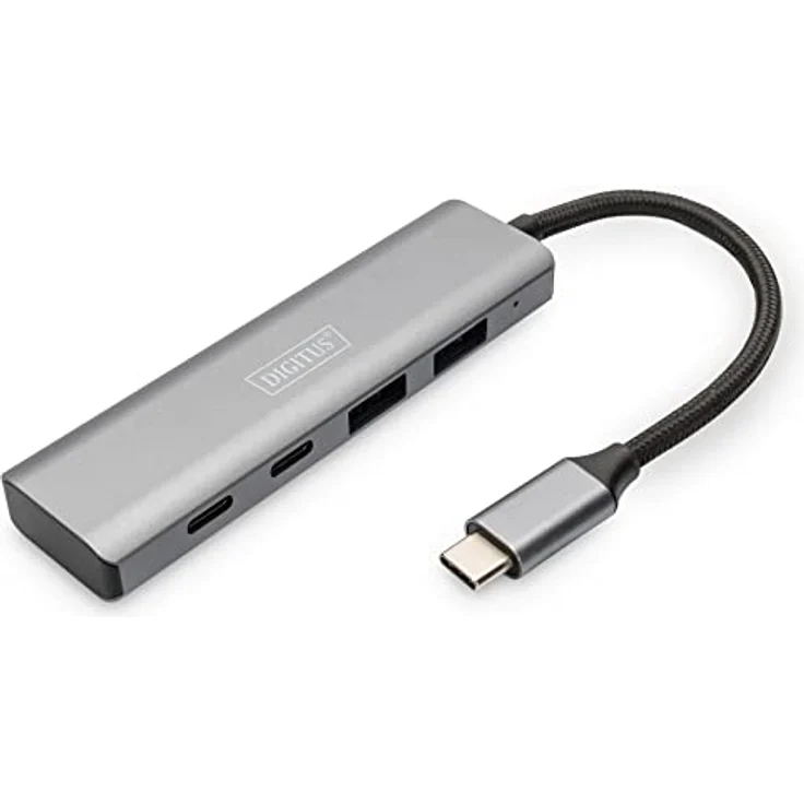 DIGITUS USB-C 4 Port HUB, 2X USB A + 2X USB-C – Bild 1