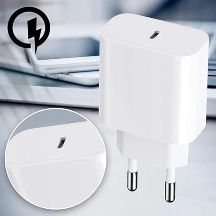 FOREVER MaxLife MXTC-06, 20W Schnellladegerät mit USB-C, PD QC 3.0, weiß, für Handys, Tablets und mehr – Bild 4