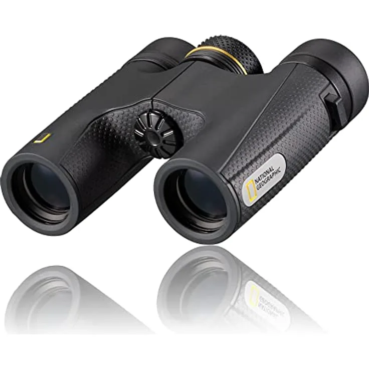 National Geographic 10x25 Taschenfernglas mit hochwertigen BaK-4-Prismen inklusive Tasche und Tragegurt