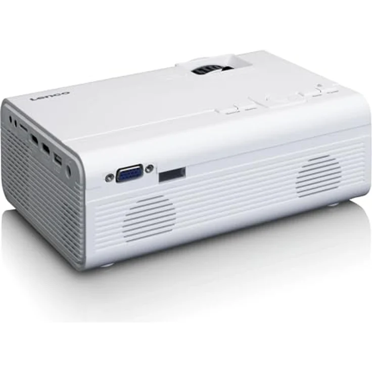 Lenco Beamer LPJ-280WH, Beamer mit 2800 Lumen, Full HD 1080P, 30.000 Stunden LED-Lebensdauer, kompakt und leicht transportierbar – Bild 3