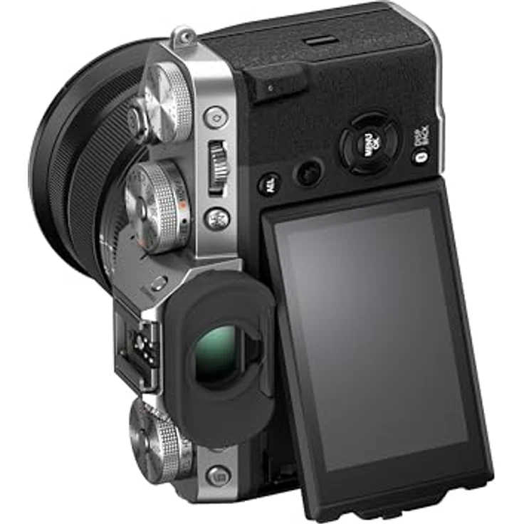 FUJIFILM X-T5 Kit, spiegellose Systemkamera mit 40,2 MP, FUJINON XF 16-80mm F4, 7,6 cm Touchscreen, WLAN, wetterfest, silber – Bild 4