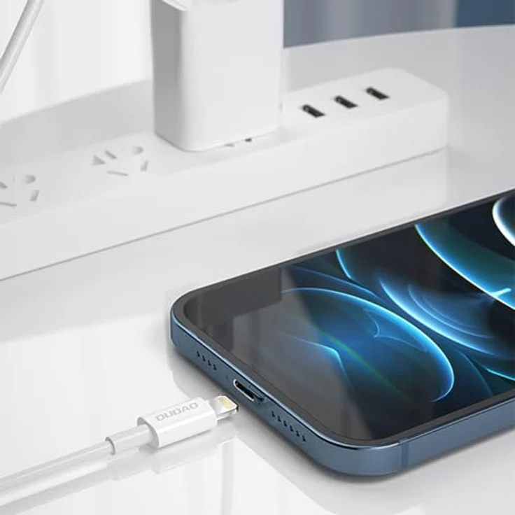 Dudao L6X USB-C - Lightning PD 20W Kabel, 1M, für schnelle Aufladung und Datenübertragung, Weiß – Bild 5