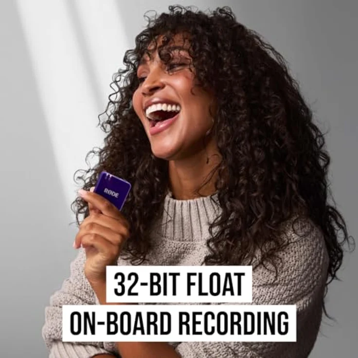 RØDE Wireless GO (Gen 3), Kompakter kabelloser Mikrofon mit 32-Bit Float Aufnahme, automatischer Pegelregelung und universeller Kompatibilität, violett – Bild 3