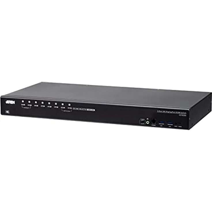 ATEN CS19208 8-Port USB3.0 4K DP KVM, Schwarz