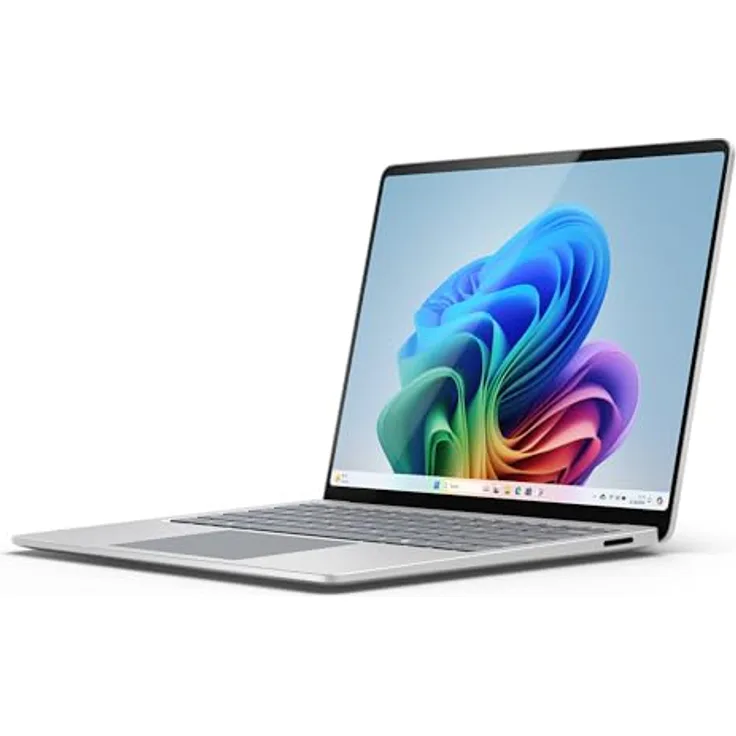 Microsoft Surface Laptop | Copilot+ PC | 13.8” Touchscreen | Snapdragon® X Plus (10 Kerne) | 16GB RAM | 512GB SSD | neuestes Modell, 7. Edition | Platin