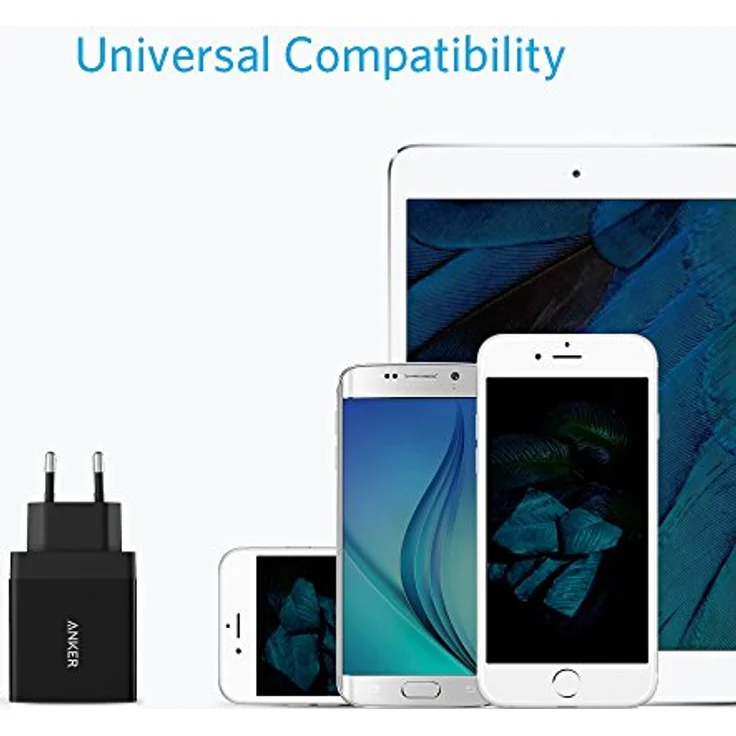 Anker 24 W 2-Port USB Wandladegerät, schwarz (A2021313) – Bild 4