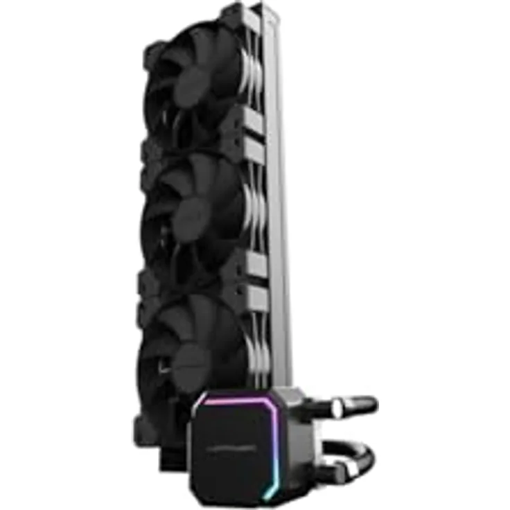 LC-Power WAK LC-CC-360-B JetFlow CPU-Kühler, Kompatibel mit Intel 1150/1151/1155/1156/1700, Effiziente Wasser- und Luftströmung, Kompaktes Design, Intelligente Lüftersteuerung