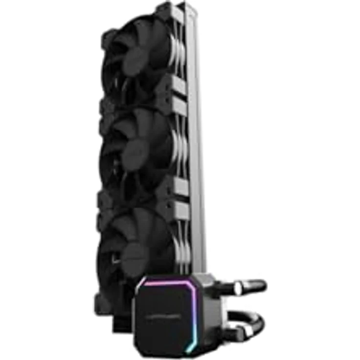 LC-Power WAK LC-CC-360-B JetFlow CPU-Kühler, Kompatibel mit Intel 1150/1151/1155/1156/1700, Effiziente Wasser- und Luftströmung, Kompaktes Design, Intelligente Lüftersteuerung – Bild 1