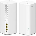 Tenda Nova MX12 Mesh WLAN WiFi 6 System - AX3000 Dual Band WLAN Mesh System - Reichweite bis zu 460m² & 160 Geräte - 6X Gigabit Port - Ersetzt WLAN Router & Repeater - Kompatibel mit Alexa - 2er-Pack