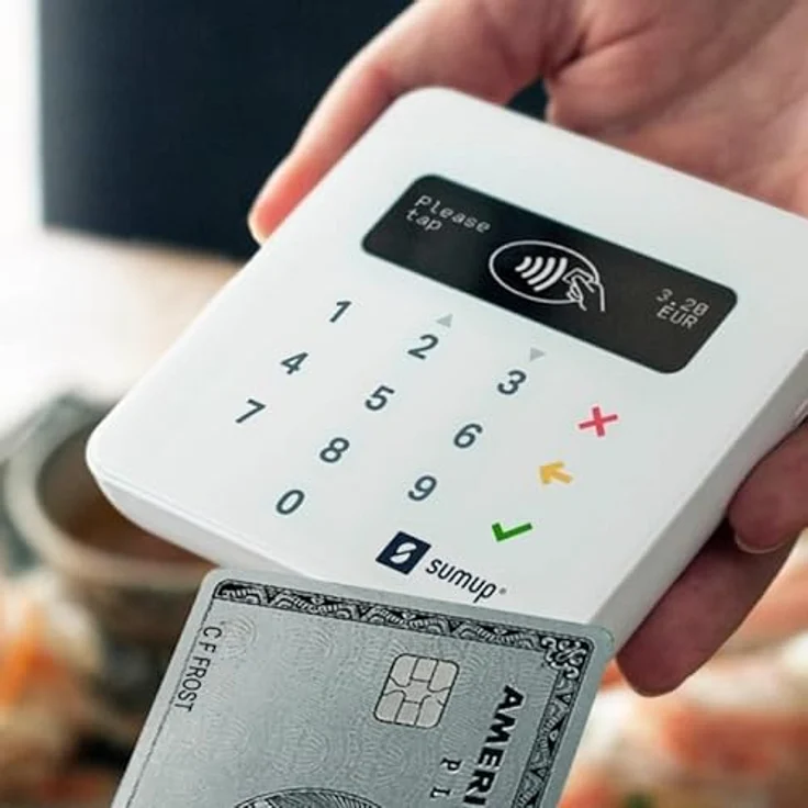 SUMUP Air Card Reader, mobiler Kartenleser für kontaktloses Bezahlen, schwarz – Bild 4