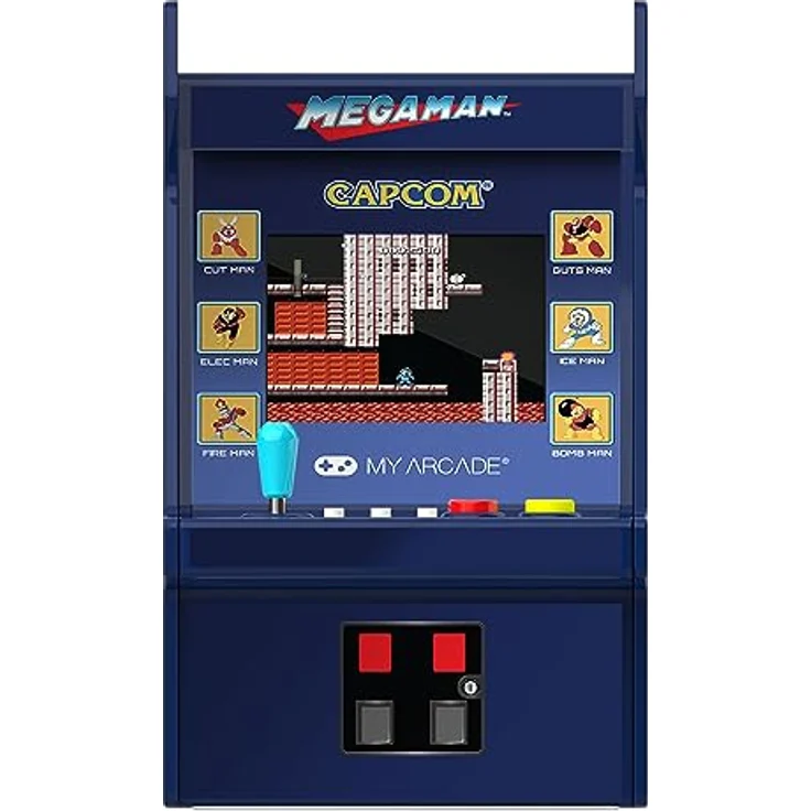 My Arcade MEGA MAN MICRO PLAYER PRO, tragbare Konsole mit 2.75 Zoll Farbdisplay und 6 Mega Man Spielen – Bild 5