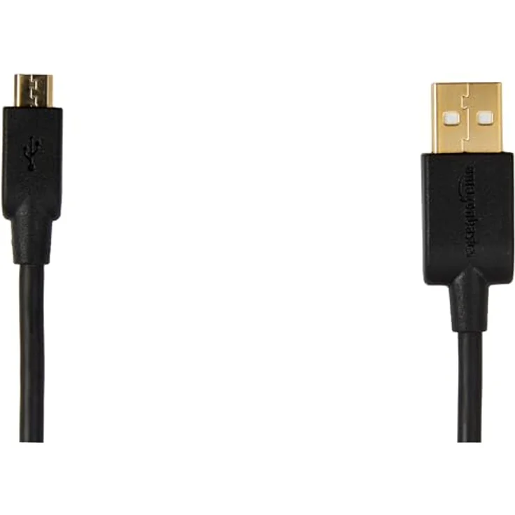 AmazonBasics 7WXKV4 Verbindungskabel, USB 2.0, USB-A-Stecker auf Micro-USB-B-Stecker (2 Stück), 1,82 m, Schwarz - Preisvergleich – Bild 3