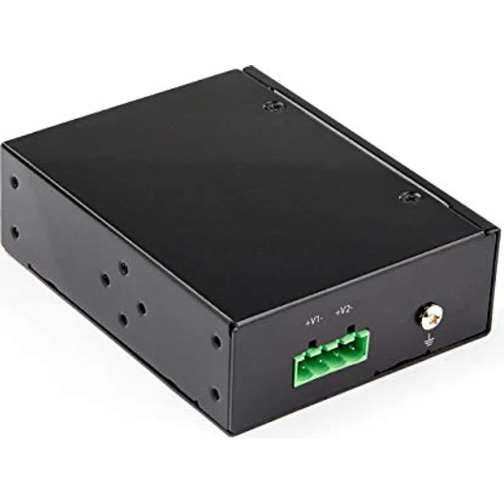 StarTech Industrieller Gigabit PoE Splitter - 90W Hochgeschwindigkeits Power-over-Etherne, Netzwerk Switch, Schwarz – Bild 2