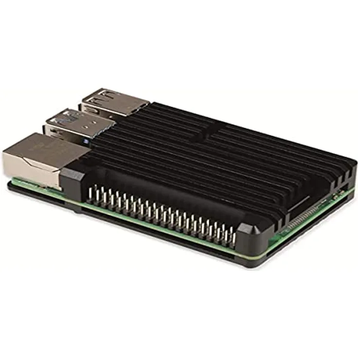 Joy-IT rb-alucasep4+07 Armor Case Block SBC-Gehaeuse Passend Fuer (Entwicklungskits): Raspberry Pi inkl. passiven K
