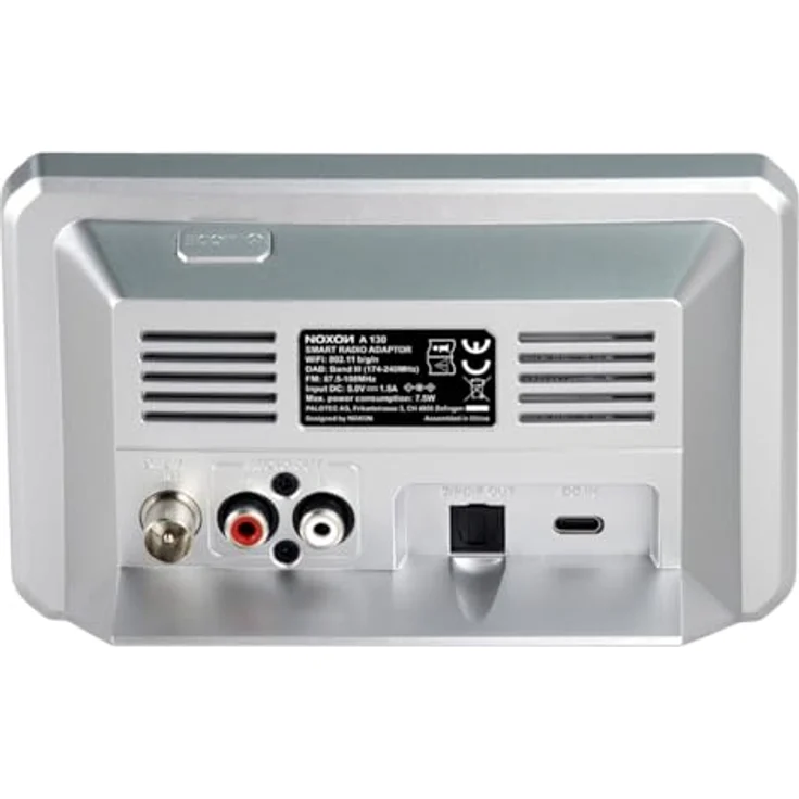 Noxon A 130 Silber, DAB+/UKW & Internet-Radio, Bluetooth Audio-Streaming, 4.3 Zoll Farbdisplay, 90 Speicherplätze – Bild 5