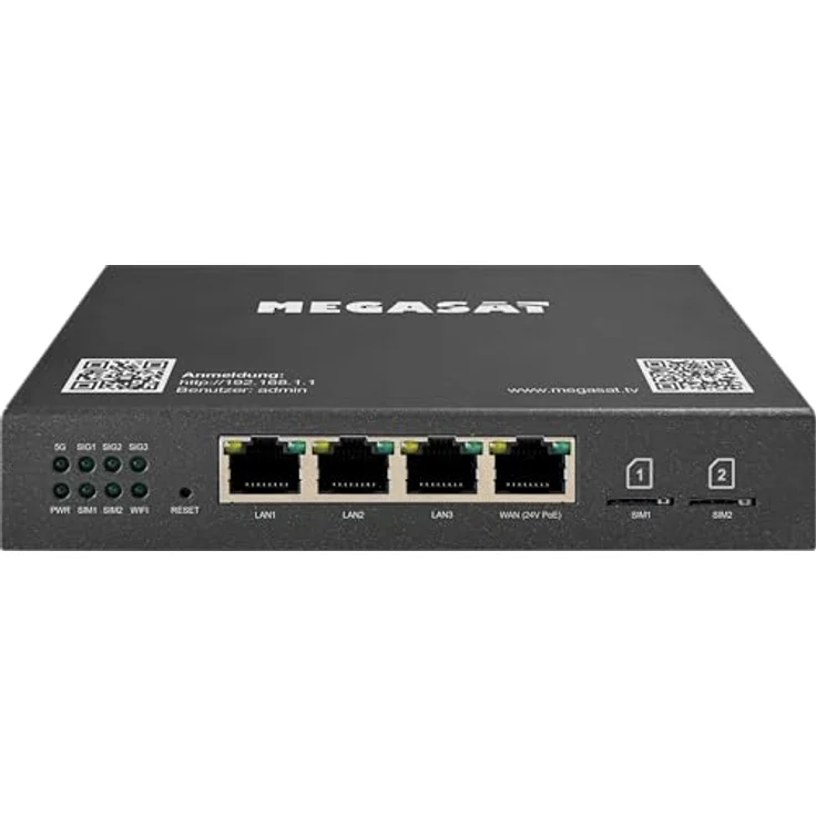 Megasat Camper Connected 5G, LTE-WiFi-System Antenne mit Dual-SIM, 3000 Mbit/s, robust für Camping und Caravan – Bild 3