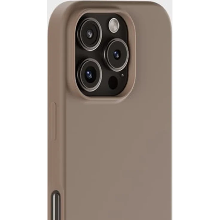 holdit Silikonskal iPhone 16 Pro - Mocha Brown, Ultradünne Passform, vegan, kabelloses Laden – Bild 3