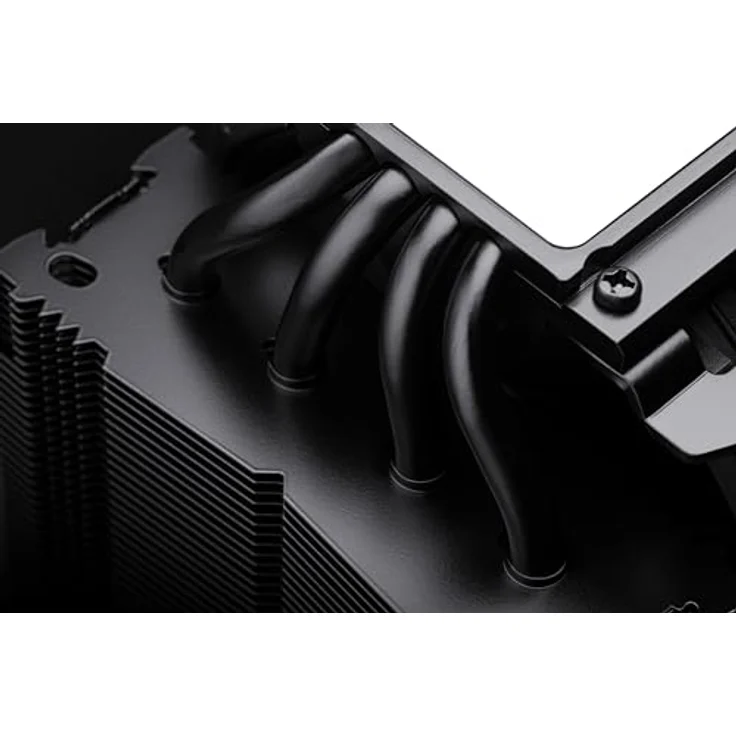 Noctua NH-D9L chromax.black, CPU Kühler in Doppelturm-Bauweise mit 110 mm Höhe und PWM-gesteuertem Lüfter, Schwarz – Bild 6