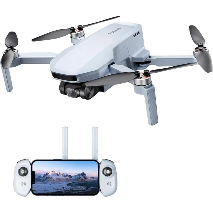 Potensic Atom SE Standard Kit, Kameradrohne mit 12 MP, 32 Minuten Flugzeit, 249 g, grau
