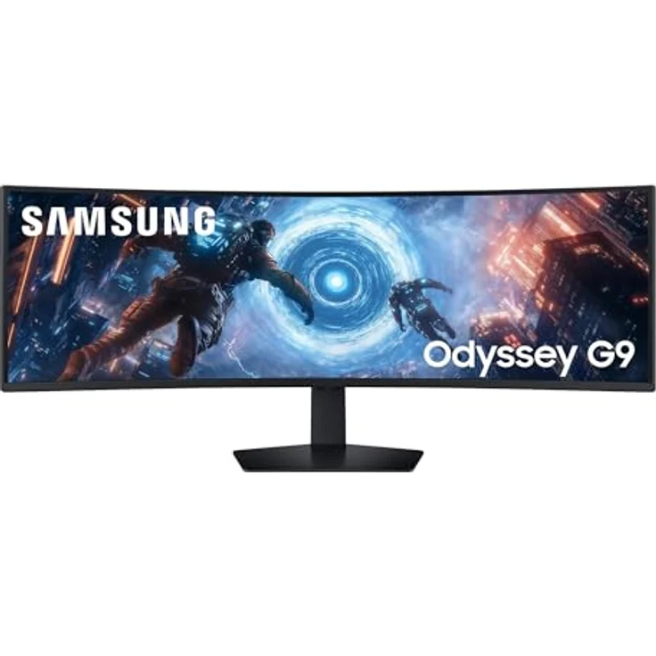 Samsung Odyssey Ark G91F, Ultrawide Curved Gaming Monitor, 49 Zoll, FreeSync Premium Pro, 5120 x 1440 Pixel, 1 ms Reaktionszeit, 144 Hz, Schwarz – Bild 1