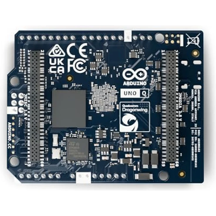 Arduino UNO Q (4GB RAM) – Qualcomm QRB2210 & STM32U585, KI-Vision und Sprachsteuerung, IoT-fähig, Linux-Debian-OS, Wi-Fi 5, USB-C – Bild 2