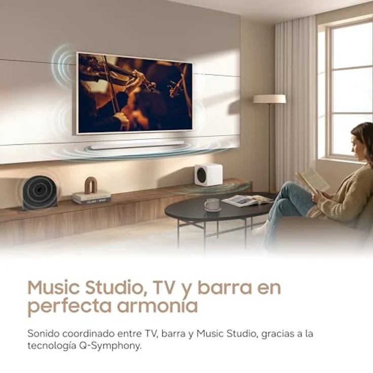 Samsung HW-LS50H, 3.0-Kanal Soundbar mit 70 W, Dolby Atmos und integriertem Sprachassistenten, Schwarz – Bild 5