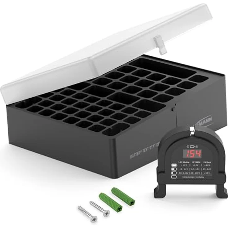 ANSMANN Premium Batteriebox inkl. Batterietester – Bild 2