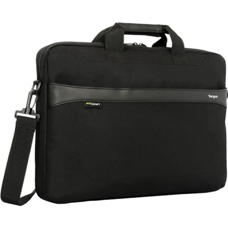Targus Laptoptasche 17.3 GeoLite EcoSmart Essential Laptoptasche, umweltfreundliche Topload-Tasche, schwarz – Bild 2