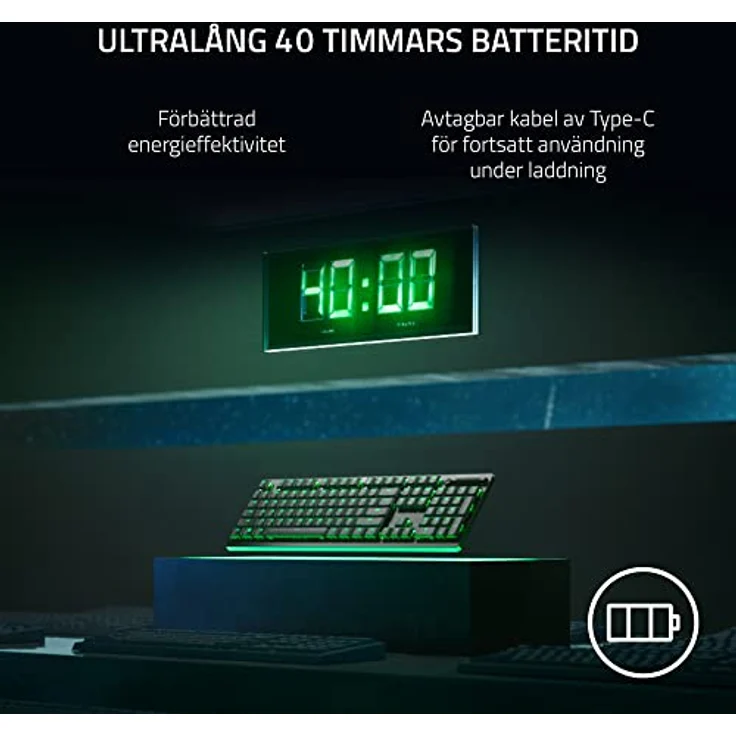 Razer Deathstalker V2 Pro - Nordic Layout, RZ03-04360600-R3N1 – Bild 4