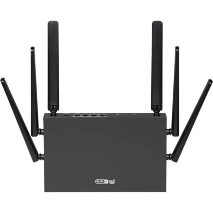 Edimax WL-Router 5G-8649AX, 5G NR AX1800 Business WiFi Router mit bis zu 1775 Mbit/s, automatischer Ausfallsicherung, MU-MIMO, Schwarz – Bild 7