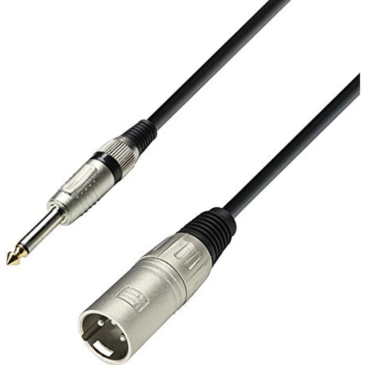 Adam Hall Cables K3MMP1000 3 Star Serie Mikrofonkabel (XLR male auf 6,3mm Klinke mono, 10m) – Bild 2