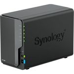 Synology DS224+ 2-Bay Diskstation NAS 16 TB Bundle mit 2X HAT3310-8T, Intel Celeron J4125 4-Core 2.0 GHz, langlebige Materialien, flexible Gestaltung