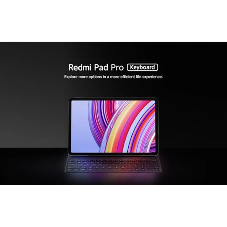 Xiaomi Redmi Pad Pro Keyboard - Bluetooth-Tastaturhülle (Schwarz) – Bild 3