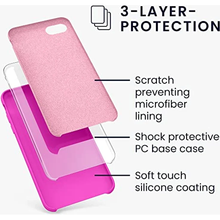 kwmobile Handyhülle, Hülle für Apple iPhone 7 - 8 - SE (2020) - TPU Silikon Handy Schutzhülle Cover Case – Bild 2