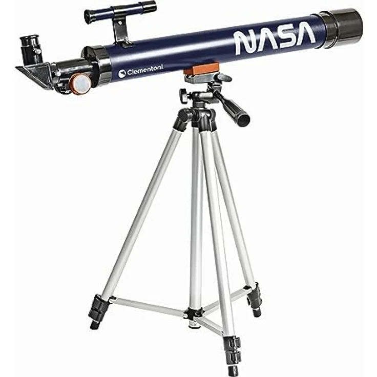 Clementoni® Teleskop Galileo, NASA-Teleskop mit 50 mm Objektiv und austauschbaren Okularen, blau – Bild 6