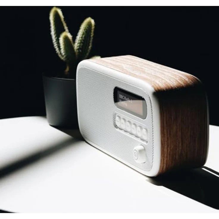 VQ Dexter, DAB/DAB+ Digitalradio & FM Radio in Eiche mit Bluetooth, 60 Speicherplätzen, 3W Lautsprecher – Bild 10