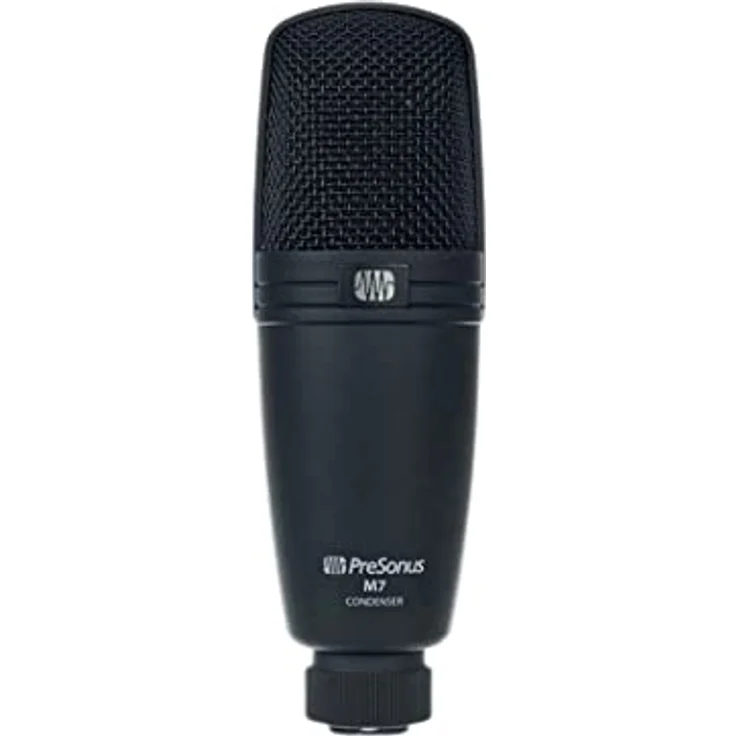 PreSonus M7 Kondensatormikrofon mit Nierencharakteristik, inklusive Mikrofonklemme, XLR-Kabel und Tragetasche – Bild 2