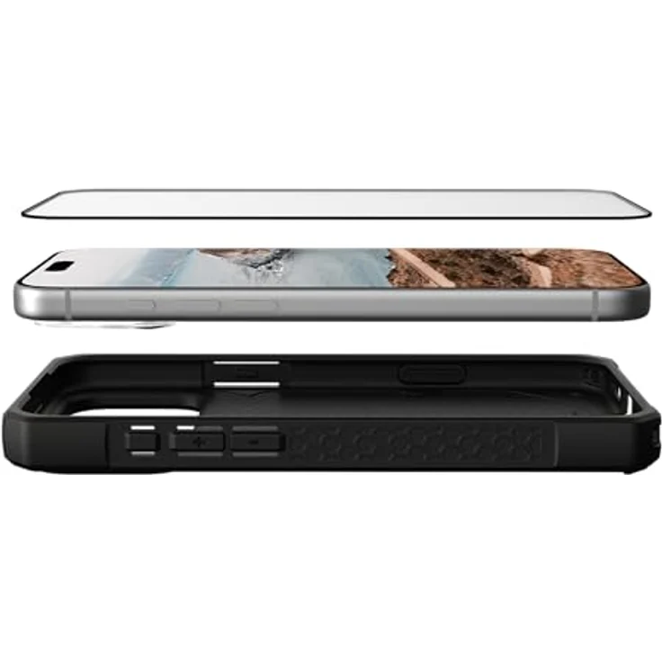 URBAN ARMOR GEAR UAG Displayschutzfolie für iPhone 17 Pro Max, gehärtetes Glas mit Anti-Fingerabdruck, HD-Klarheit, transparent, 17,5 cm (6,9 Zoll) – Bild 5
